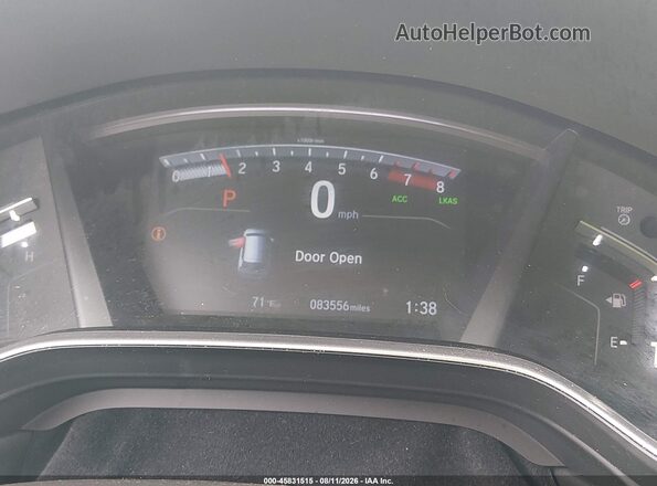 5J6RW2H87MA012345 2021 HONDA CR-V Черный Вид задних сидений