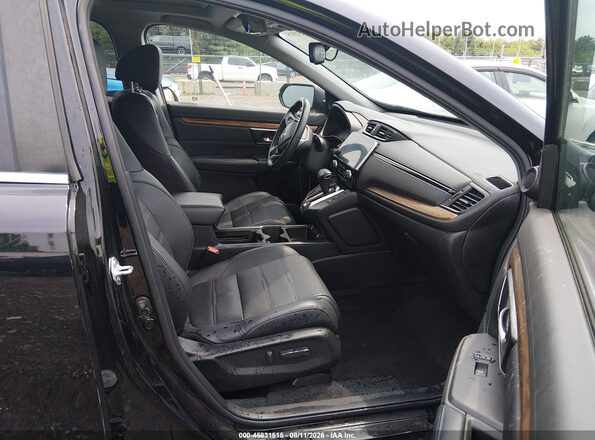 5J6RW2H87MA012345 2021 HONDA CR-V Черный Вид салона спереди