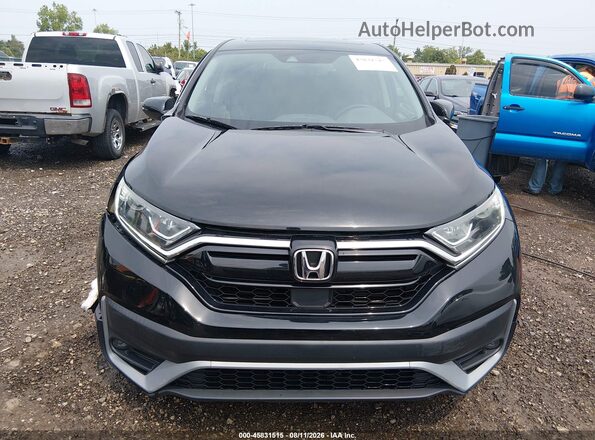 5J6RW2H87MA012345 2021 HONDA CR-V Черный Вид задней части салона
