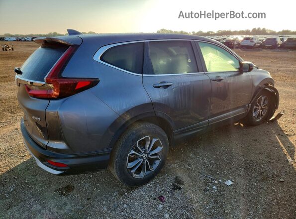 5J6RW2H87ML012981 2021 HONDA CR-V Серый Задняя правая четверть