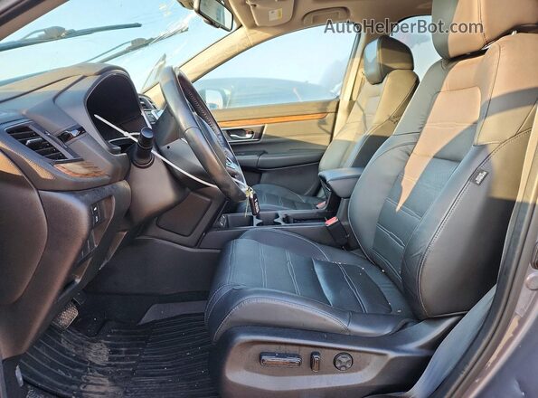 5J6RW2H87ML012981 2021 HONDA CR-V Серый Вид салона спереди