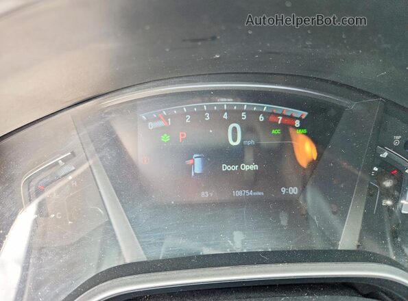 5J6RW2H87NA001041 2022 HONDA CR-V White Vista del cuadro de instrumentos