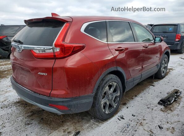 5J6RW2H88HL036650 2017 HONDA CR-V Orange Trasero derecho