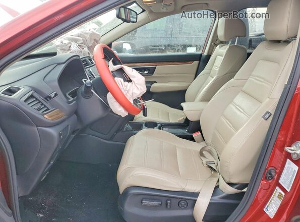 5J6RW2H88HL036650 2017 HONDA CR-V Orange Vista interior delantera