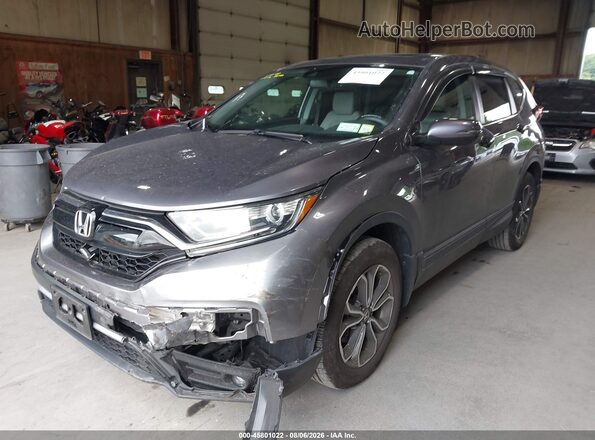 5J6RW2H88NL001554 2022 HONDA CR-V Серый Вид спереди