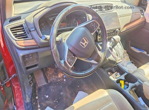 5J6RW2H89HL047107 2017 HONDA CR-V Red Vista del salpicadero