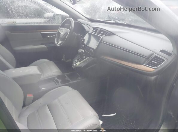 5J6RW2H89JA001102 2018 HONDA CR-V Gray Front interior view