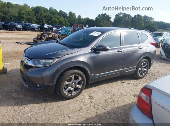 5J6RW2H89KA006916 2019 HONDA CR-V Gray წინა მარცხენა ხედი სამი მეოთხედიდან