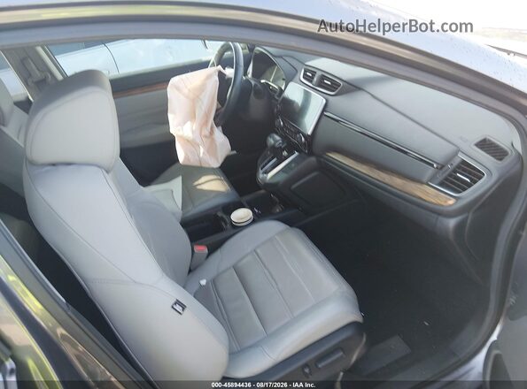 5J6RW2H89KA006916 2019 HONDA CR-V Gray წინა სალონის ხედი