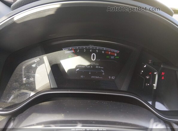 5J6RW2H89KA006916 2019 HONDA CR-V Gray უკანა სავარძლების ხედი