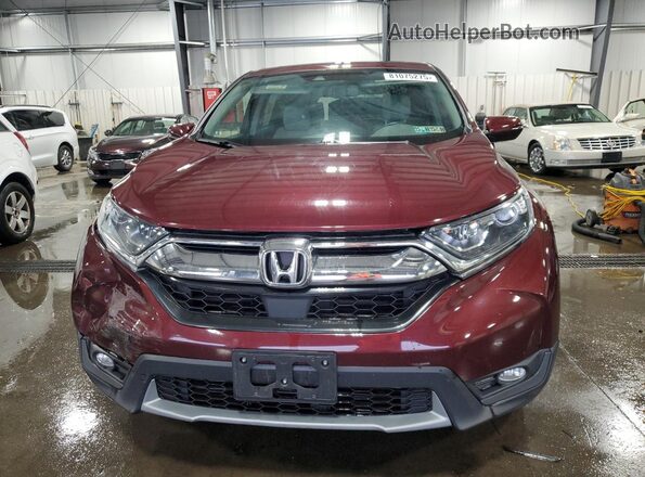 5J6RW2H8XHL064062 2017 HONDA CR-V Burgundy Front view