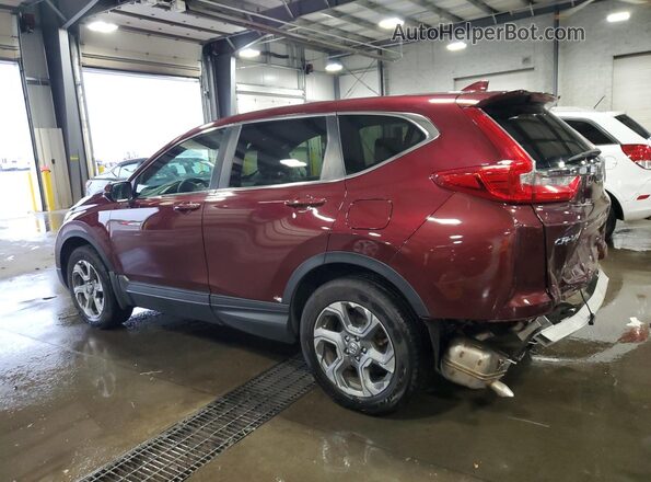 5J6RW2H8XHL064062 2017 HONDA CR-V Burgundy Rear left