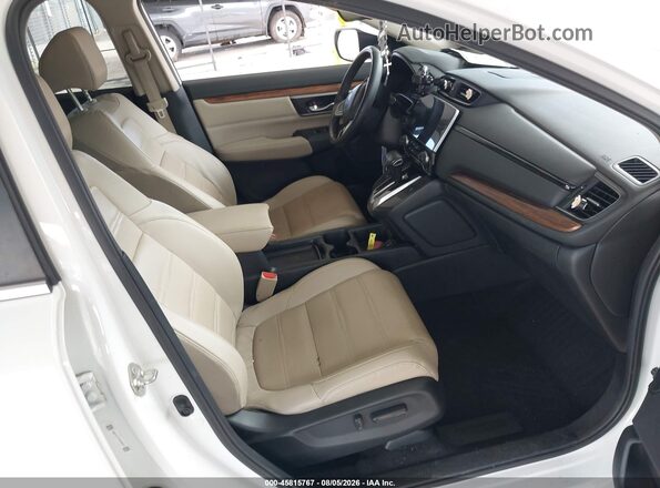5J6RW2H8XJL026529 2018 HONDA CR-V White Vista interior delantera