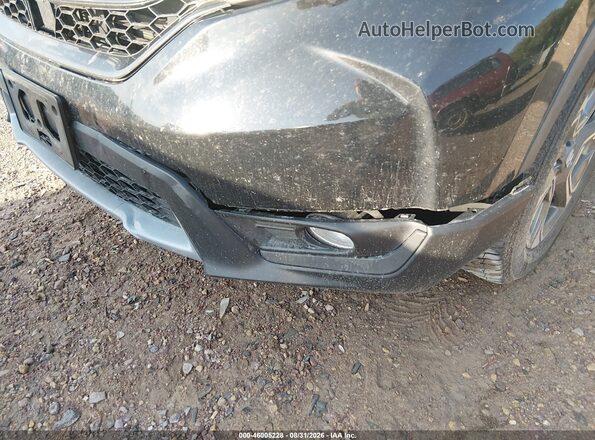 5J6RW2H8XJL030483 2018 HONDA CR-V Black Front view