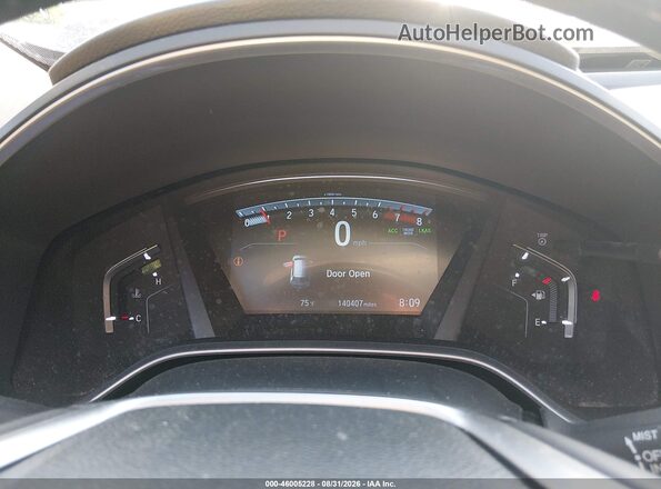 5J6RW2H8XJL030483 2018 HONDA CR-V Black Rear seats view