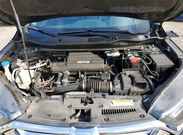 5J6RW2H8XKL018299 2019 HONDA CR-V Black ძრავის განყოფილების ხედი