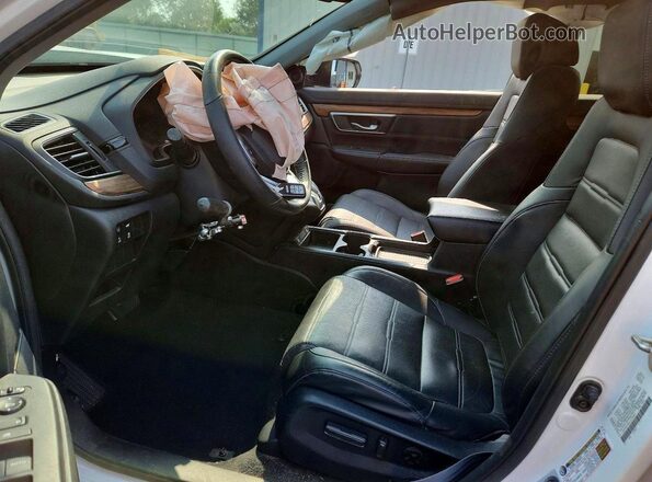 5J6RW2H8XLL016943 2020 HONDA CR-V Белый Вид салона спереди