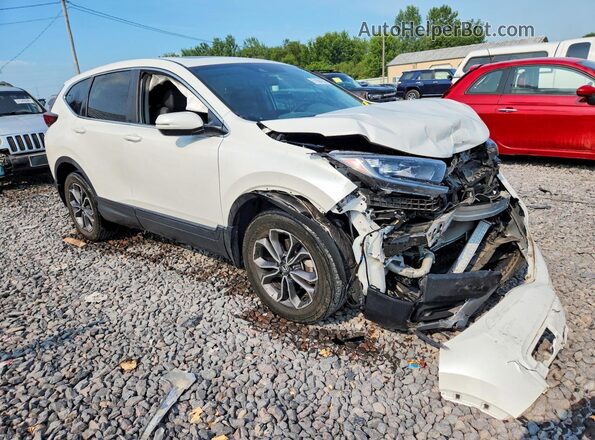 5J6RW2H8XLL016943 2020 HONDA CR-V Белый Передняя правая четверть