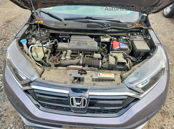 5J6RW2H8XMA011254 2021 HONDA CR-V Gray Vista del compartimento del motor