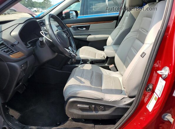 5J6RW2H8XML005197 2021 HONDA CR-V Red Front interior view