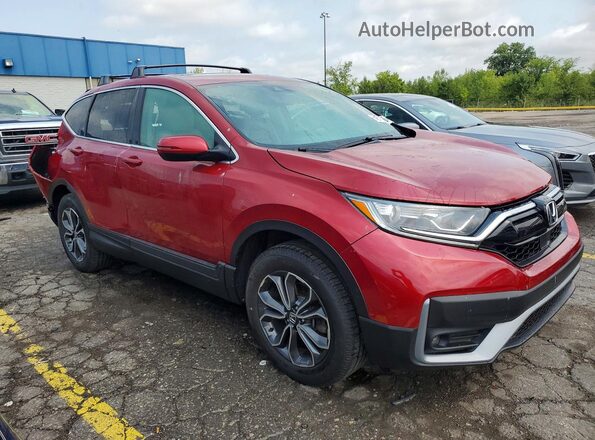 5J6RW2H8XML005197 2021 HONDA CR-V Red Front right