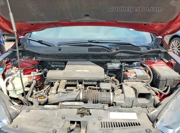 5J6RW2H8XML005197 2021 HONDA CR-V Red Engine compartment view