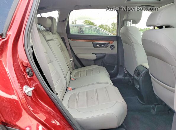 5J6RW2H8XML005197 2021 HONDA CR-V Red Rear interior view