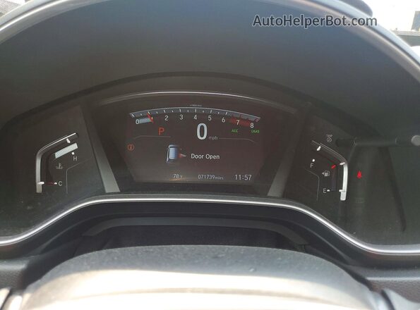 5J6RW2H8XML005197 2021 HONDA CR-V Red Instrument cluster view