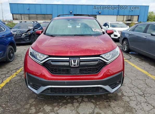 5J6RW2H8XML005197 2021 HONDA CR-V Red Front view