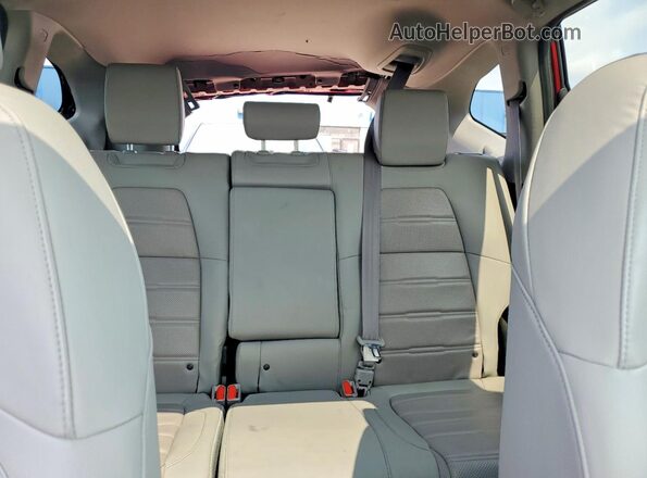 5J6RW2H8XML005197 2021 HONDA CR-V Red Rear seats view