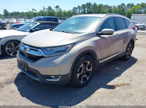 5J6RW2H91JL019719 2018 HONDA CR-V Желто-коричневый Передняя левая четверть