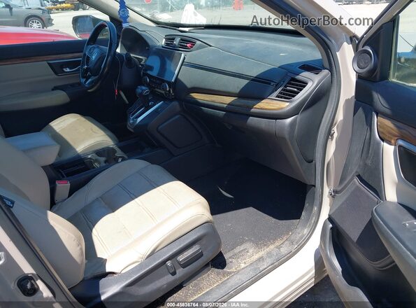 5J6RW2H91JL019719 2018 HONDA CR-V Желто-коричневый Вид салона спереди