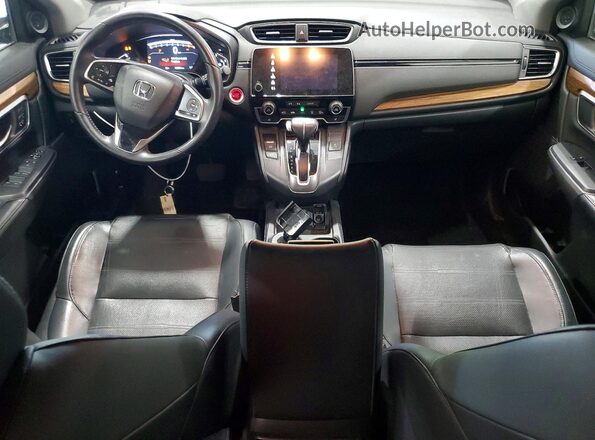 5J6RW2H92HL013583 2017 HONDA CR-V Черный Вид панели приборов