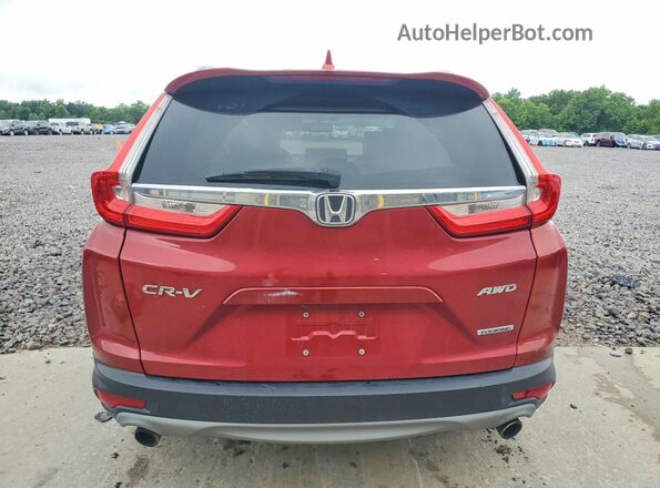5J6RW2H96JL020655 2018 HONDA CR-V Red Vista trasera