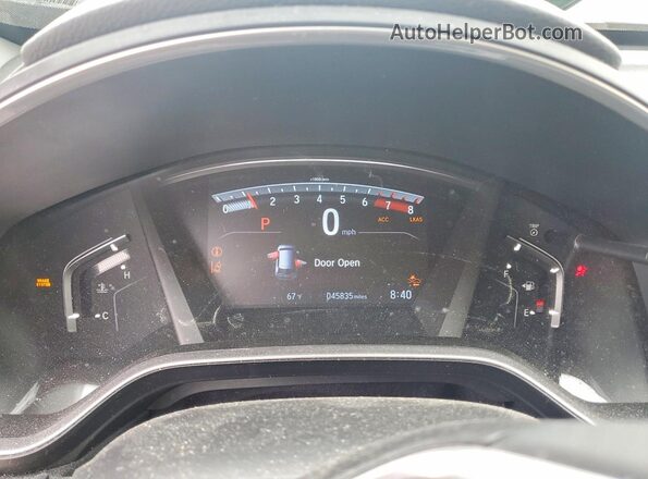 5J6RW2H97ML004548 2021 HONDA CR-V Black Instrument cluster view
