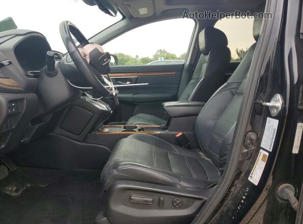 5J6RW2H97ML004548 2021 HONDA CR-V Black Front interior view