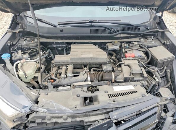 5J6RW2H97ML004548 2021 HONDA CR-V Black Rear interior view