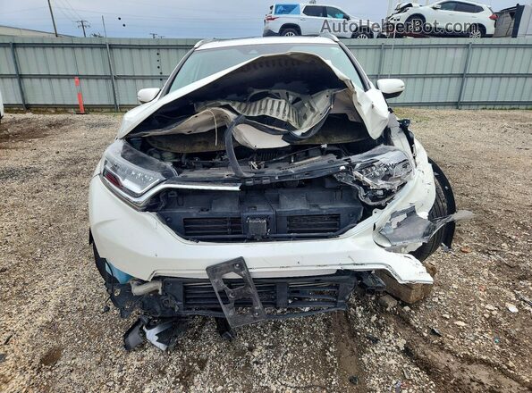 5J6RW2H9XJL000554 2018 HONDA CR-V Белый Вид спереди