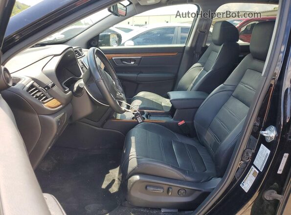 5J6RW2H9XML022543 2021 HONDA CR-V Black Вид салону спереду