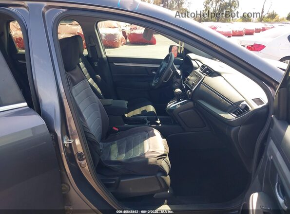 5J6RW5H30KL002439 2019 HONDA CR-V Gray Front interior view