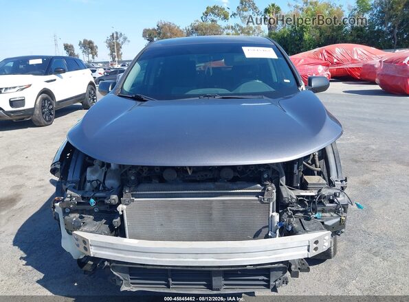 5J6RW5H30KL002439 2019 HONDA CR-V Gray Rear interior view