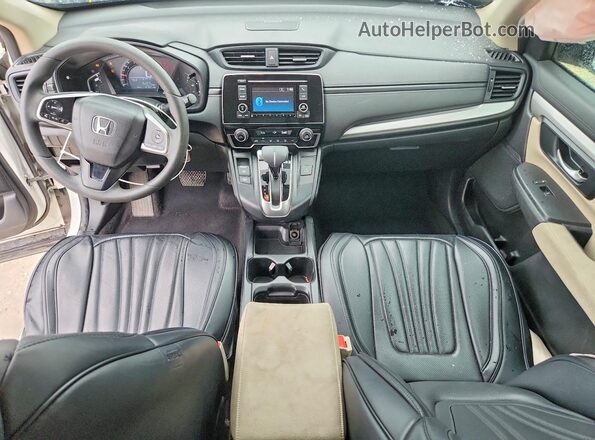 5J6RW5H33HL002816 2017 HONDA CR-V White Widok deski rozdzielczej