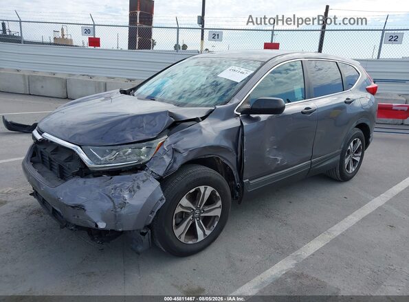 5J6RW5H33KL002385 2019 HONDA CR-V Gray Vista tres cuartos delantera izquierda