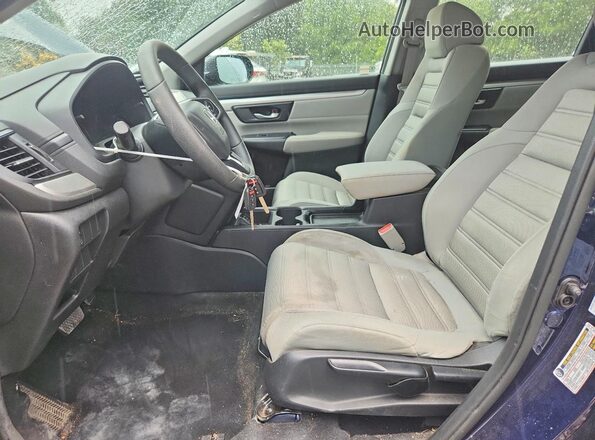 5J6RW5H39JL002616 2018 HONDA CR-V Blue Vista interior delantera