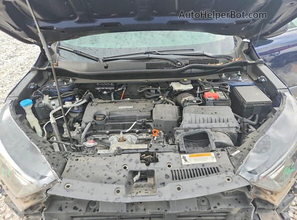 5J6RW5H39JL002616 2018 HONDA CR-V Blue Vista del compartimento del motor