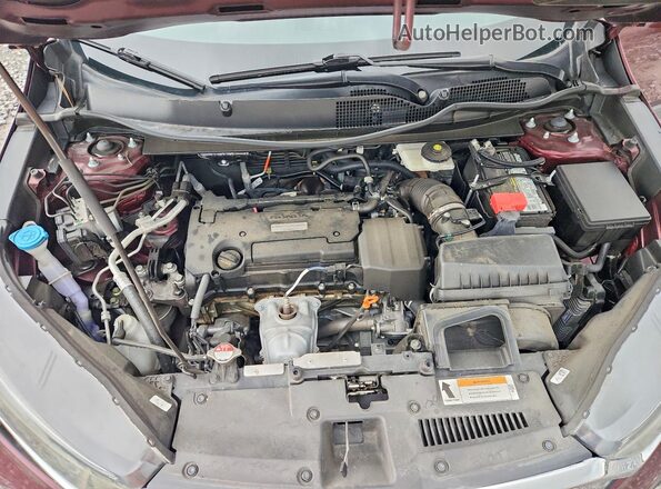 5J6RW5H3XJL003497 2018 HONDA CR-V Red Вид задньої частини салону