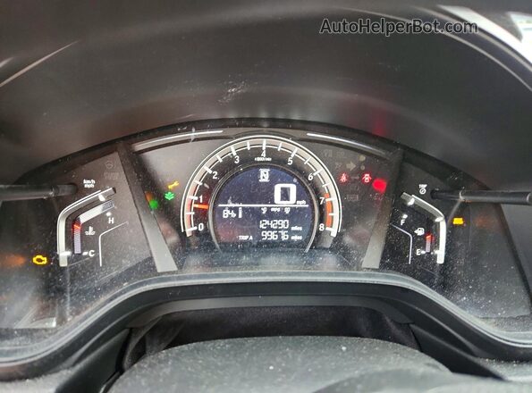 5J6RW5H3XJL003497 2018 HONDA CR-V Red Вид щитка приладів