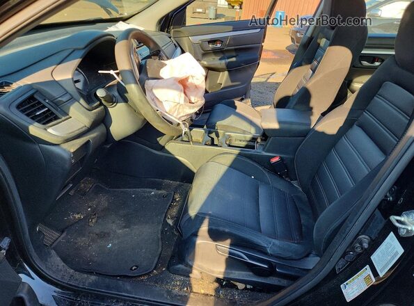 5J6RW6H39HL008769 2017 HONDA CR-V Black Widok wnętrza z przodu