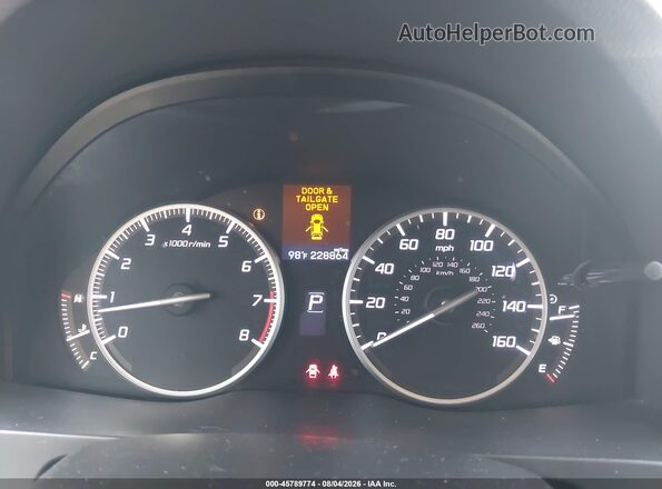 5J8TB3H36GL011201 2016 ACURA RDX Gray Rear seats view