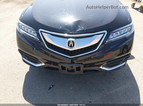 5J8TB3H50GL017626 2016 ACURA RDX Black Widok z przodu